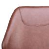 Office Brown Leisure Mid-back PU Upholstered Rolling Chair