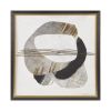 Gold Foil Abstract Framed Canvas Wall Art 29.5"