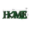 HOME Letter Art Moss Wall Decor, 31.5" x 8.5"