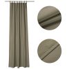 Coffee Liqueur Outdoor Patio Curtain 54"w x 84"l ,2 pcs