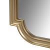 Gold Scalloped Wood Wall Mirror 19"W x 35.5"H