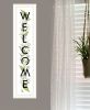 White Framed "Welcome Sign II" by House Fenway