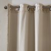 Champagne Hue Knitted Jacquard Damask Blackout Curtain, 2