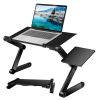 Foldable Aluminum Laptop Table Desk with Mouse Board