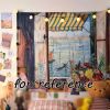 Window Venice Wall Tapestry Vintage Oil Painting 29x39 inch