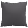 Throw Pillows 4 pcs Anthracite 15.7" x 15.7" Fabric