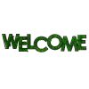 WELCOME Letter Art Moss Wall Decor