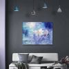 Framed Canvas Abstract Style Impressionism Lotus Painting