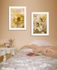 White Frame "Flowers & Butterflies" 2-Pc Vignette By Ed Wargo