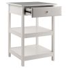 White, Delta Home Office Printer Stand