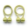 Magnetic Rope Ball Curtain Holder Tiebacks Rods, 2 pcs.