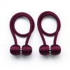 Magnetic Rope Ball Curtain Holder Tiebacks Rods, 2 pcs.