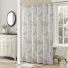 Muwago Vintage White/Beige Large Print Shower Curtain