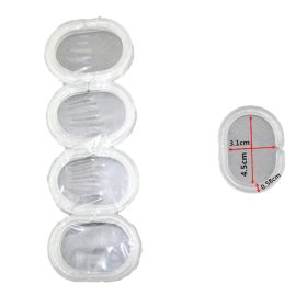 10-12 PCS C-type Plastic Shower Curtain Ring Hooks (Sizes: XL)