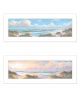 White frame "The Seascape Collection" 2 pc by Georgia Janisse