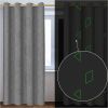 Muwago Blackout Luminous Glow in The Dark Themed Curtains