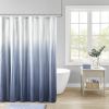 Blue Ombre Printed Seersucker Shower Curtain 72" x 72"