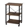 Baker's Rack 3-Tier Kitchen Utility Microwave Oven Stand