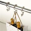 Double Rolling Shower Curtain Hooks Stainless Steel,12Pc