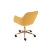 Modern Velvet Adjustable Height 360 Revolving Office Chair