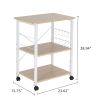 Baker's Rack 3-Tier Kitchen Utility Microwave Oven Stand