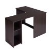 L-Shape Corner Computer Desk with 2 Shelves,39.4"w x 47.2"d