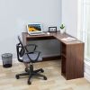 L-Shape Corner Computer Desk with 2 Shelves,39.4"w x 47.2"d