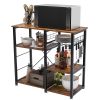 Kitchen storage shelf; 3-Tier  Baker's Rack ; Microwave Stand