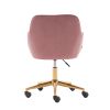 Modern Velvet Adjustable Height 360 Revolving Office Chair