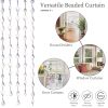 Crystal Beaded Acrylic String Curtain for Doorway 35.5" x 79"