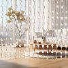 Crystal Beaded Acrylic String Curtain for Doorway 35.5" x 79"