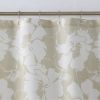 Muwago Vintage White/Beige Large Print Shower Curtain