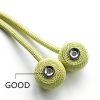 Magnetic Rope Ball Curtain Holder Tiebacks Rods, 2 pcs.