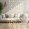 Crystal Beaded Acrylic String Curtain for Doorway 35.5" x 79"