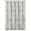 Muwago Vintage White/Beige Large Print Shower Curtain