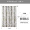 Muwago Vintage White/Beige Large Print Shower Curtain