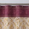 Muwago Luxury Royal Scroll Style Colorful Shower Curtain