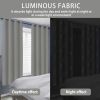 Muwago Blackout Luminous Glow in The Dark Themed Curtains